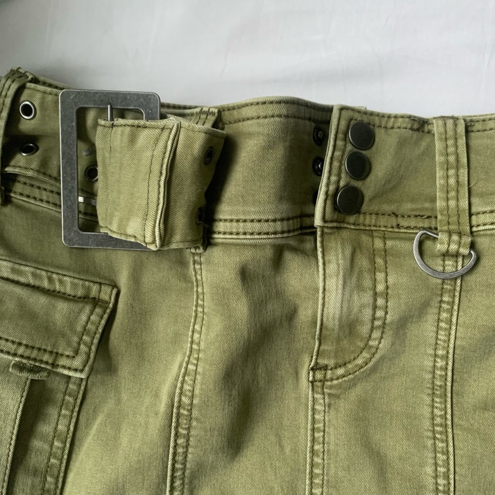Rockstar Girlfriend green miniskirt - Picture 2 of 4